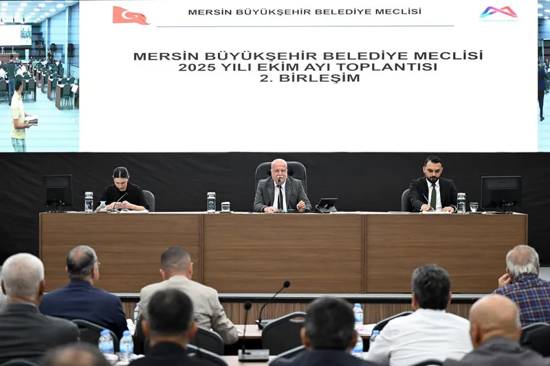 Mersin Büyükşehir Belediye Meclisi Ekim Ayı Toplantısını Tamamladı