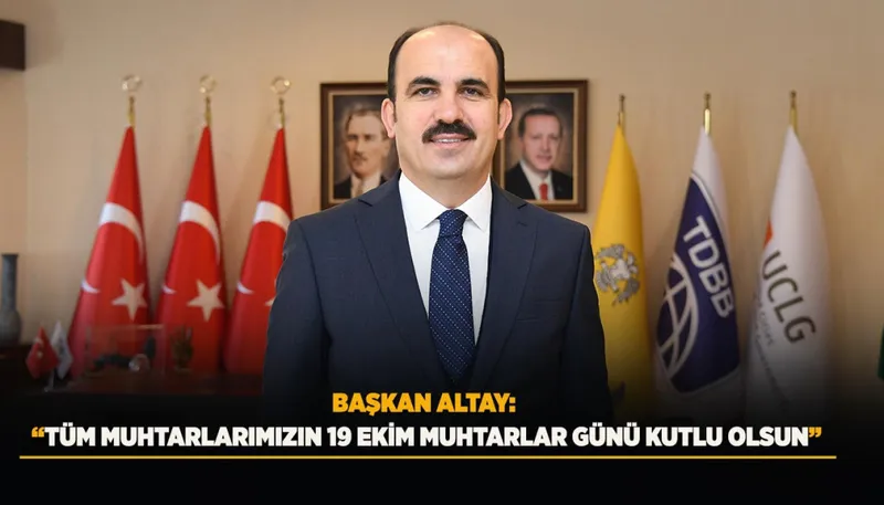 Konya Büyükşehir Belediye Başkanı Altay
