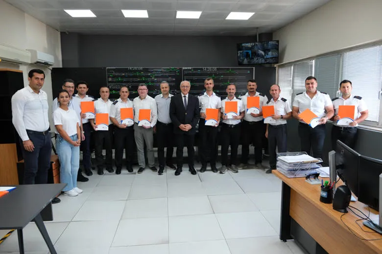 Antalya raylı sistem kontrolörleri uluslararası sertifika aldı