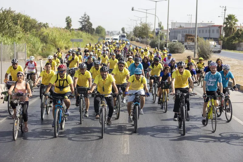 4. Kleopatra Bisiklet Festivali Renkli Görüntülerle Başladı