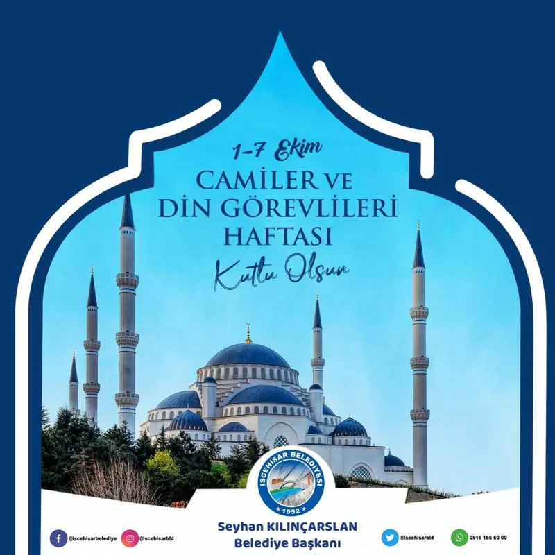 Camiler ve Din Görevlileri Haftası Kutlandı