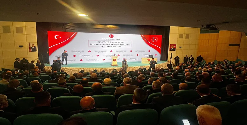 Şuhut Belediye Başkanı Özaşkın, MHP Belediye Başkanları Toplantısı