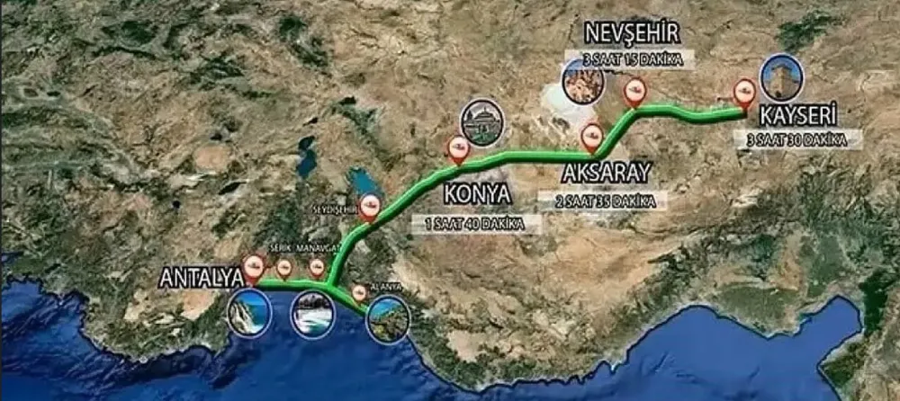MHP’Lİ KALAYCI.. ‘KONYA–ANTALYA HIZLI TREN HATTI VE ALACABEL TÜNELİ NE ZAMAN?’