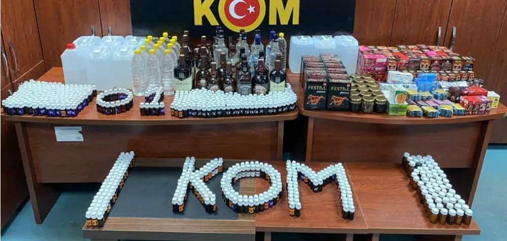 ALKOLLÜ İÇKİ KAÇAKÇILIĞI VE SAHTECİLİĞİNE YÖNELİK OPERASYON.. 179 KİŞİ YAKALANDI