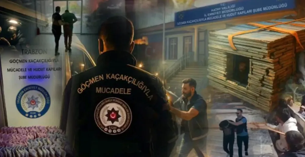 ANTALYA DAHİL 51 İLDE GÖÇMEN KAÇAKÇILARINA OPERASYON.. 273 ORGANİZATÖR YAKALANDI