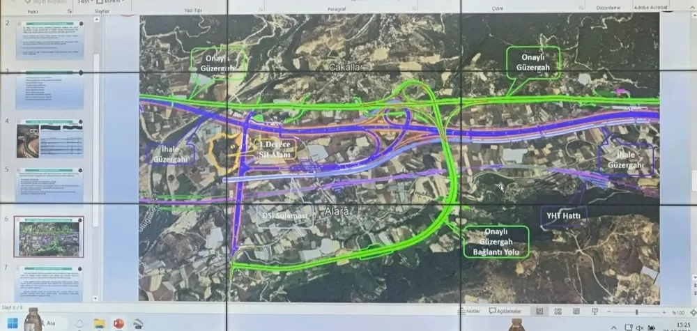 ANTALYA-ALANYA OTOYOLU MEZARLIĞIN ÜZERİNDEN GEÇECEKTİ.. REVİZEYLE KURTULDU